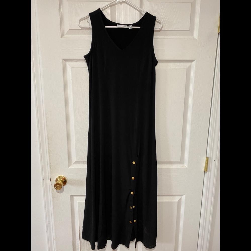 Susan graver liquid knit tank maxi dress